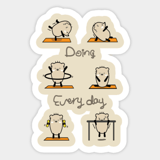 Mochie -  Doing every day Sticker